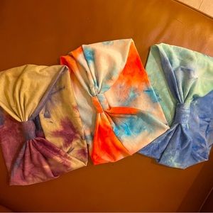 Boho tie dye headbands
